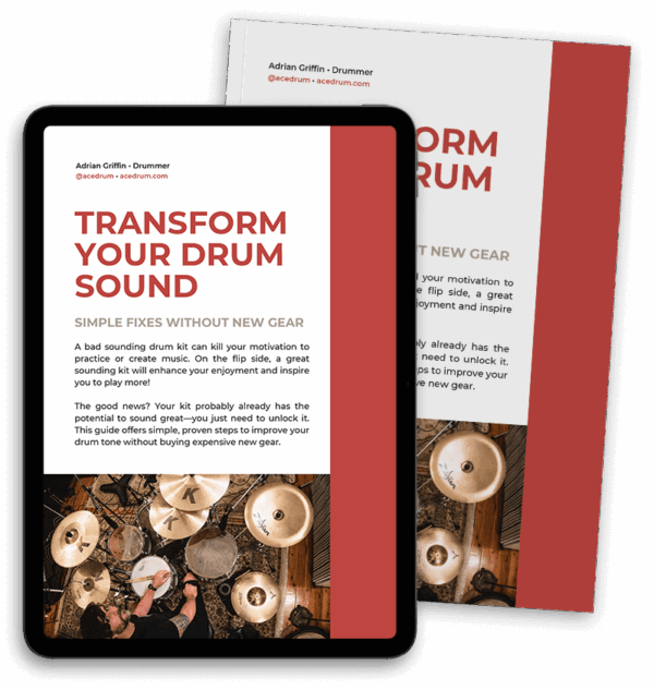 Acedrum Transform Your Drum Sound mockup